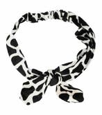 Haarband Knoop 6cm – Strikje met IJzerdraad – Dierenprint –, Nieuw