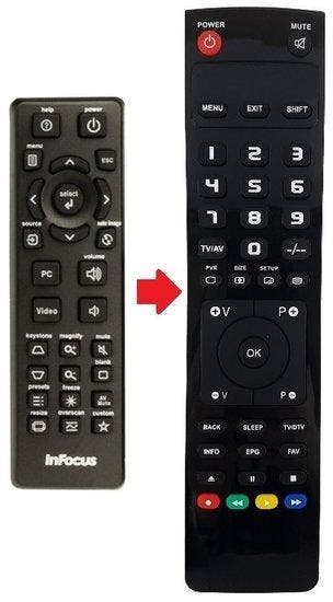 Infocus beamer afstandsbediening [HW-NAVIGATOR-3/4], Verzenden, Nieuw
