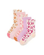 HEMA Kindersokken panter - 5 paar multicolor, Verzenden, Nieuw