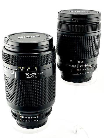 Nikon AF NIKKOR 70-210mm f/4-5.6D + AF NIKKOR 28-80mm, Nieuw