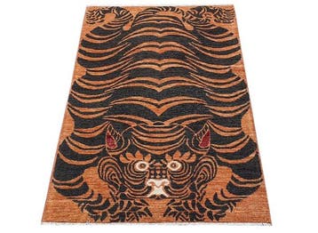 Designer Tapijt - Nieuw - Tiger - Vloerkleed - 188 cm - 112, Nieuw