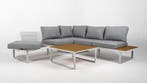 Hoek Loungeset Madeira Aluminium Frost White Datho Outdoor, Verzenden, Nieuw
