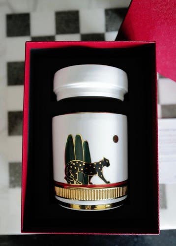 cartier - cartier - Kist - Theedoos Panthere - Porselein -