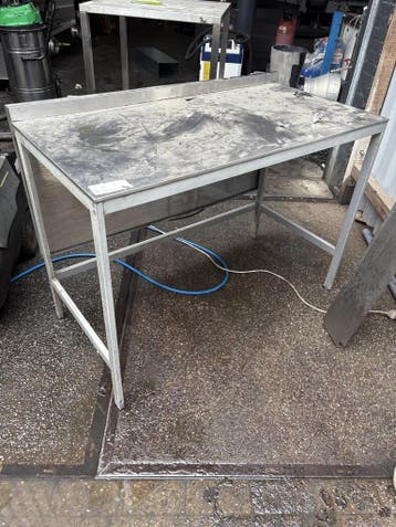 `RVS Werktafel 127x65x91cm (B x D x H) Wordt Schoongemaakt V, Ophalen of Verzenden, Nieuw in verpakking