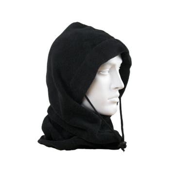 Fleece bivakmuts zwart - Bivakmutsen, Ophalen of Verzenden, Nieuw