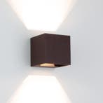 Reach Up en Down Muurlamp Zwart/Bruin kubus met LED, Huis en Inrichting, Nieuw, Modern, Led, Plafondspot of Wandspot