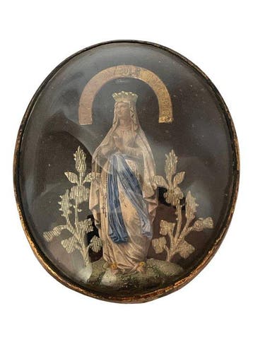 Votiefgeschenk - Ex-Voto medaillon Onze-Lieve-Vrouwe van