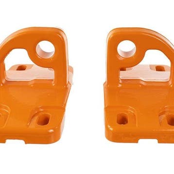 Ford Racing 2021+ Bronco Front Bumper Tow Hooks - Orange, Ophalen of Verzenden