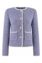 Neo Noir Jas in maat 34 Blauw, Kleding | Dames, Jassen | Winter, Neo Noir, Verzenden, Zo goed als nieuw, Blauw