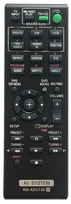 Alternatieve Sony RM-ADU138 afstandsbediening, Verzenden, Nieuw