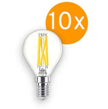 10 stuks Philips LED Kogellamp E14 5.9W/927-922 806lm Hel..., Ophalen of Verzenden, Nieuw