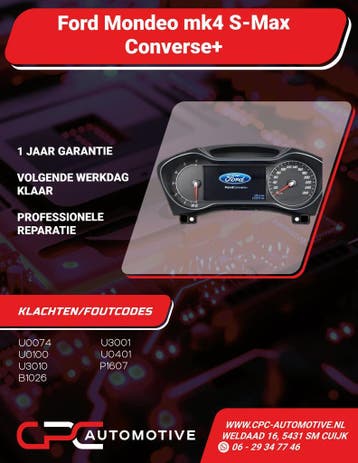 Ford Galaxy converse + Instrumentenpaneel reparatie, Ophalen of Verzenden, Gereviseerd, Ford