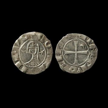 Middeleeuwen, kruisvaardersperiode Zilver Kruisvaardersmunt