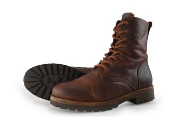 Panama Jack Veterboots in maat 40 Bruin, Bruin, Verzenden, Overige typen, Zo goed als nieuw