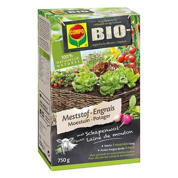 Moestuinmest | Compo | 750 gram (Organisch, Hersluitbaar), Verzenden
