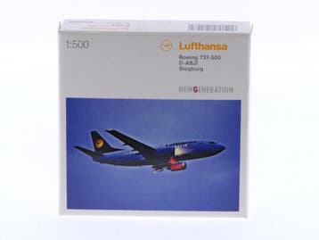 Schaal 1:500 Herpa 505482 Lufthansa Boeing 737-500 Siegb..., Ophalen of Verzenden, Zo goed als nieuw