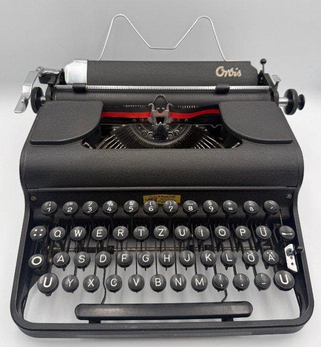 Orbis - Typemachine - 1940-1950, Antiek en Kunst, Kunst | Designobjecten