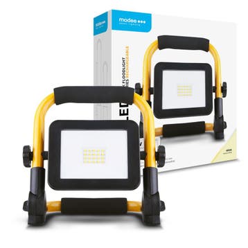 Modee LED bouwlamp oplaadbaar 10W 1400lm 4000K IP54 met accu, Ophalen of Verzenden, Nieuw
