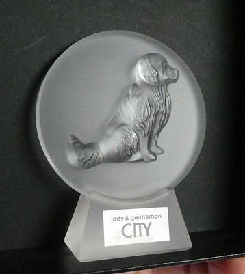 Lalique - Marc Lalique - Presse-papier - Chien - Kristal