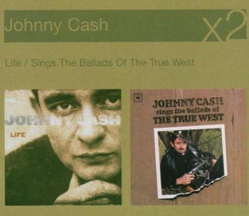 Johnny Cash - Life / Sings The Ballads Of The True West (CD,, Ophalen of Verzenden, Zo goed als nieuw
