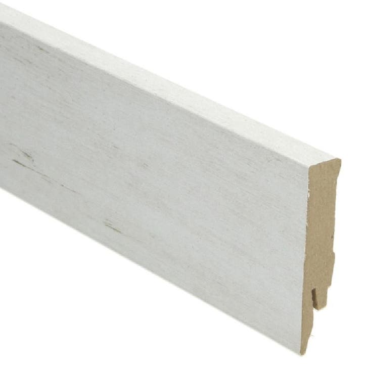 Rechte folieplint 70x14 geloogd grenen sneeuw, Doe-het-zelf en Verbouw, Vloerdelen en Plavuizen, 10 tot 30 cm, 50 tot 150 cm, 10 m² of meer