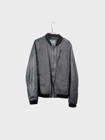 CAST IRON Leren jassen Dames maat L Grijs Vintage, Ophalen of Verzenden, Nieuw