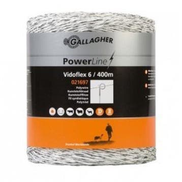 Gallagher Vidoflex 6 PowerLine schrikdraad wit – 400m, Ophalen of Verzenden, Nieuw
