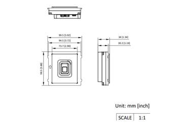 Hikvision DS-KD-MFB-S, vingerafdruk en, Audio, Tv en Foto, Videobewaking, Ophalen of Verzenden, Nieuw