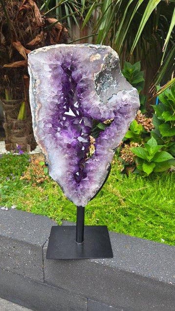 amethist XL amethist portaal - Hoogte: 57.5 cm - Breedte: