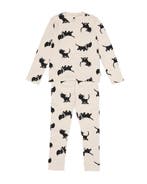HEMA Takkie en Siepie kinderpyjama rib gebroken wit, Verzenden, Nieuw