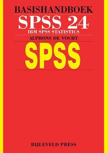 9789055482603 Basishandboek SPSS 24 | Tweedehands, Verzenden, Zo goed als nieuw, Alphons de Vocht