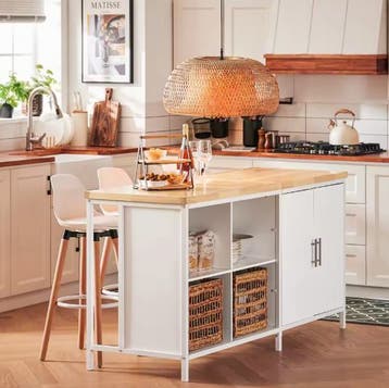 Keukeneiland met Opbergruimte – 170×89×60 cm, MDF en Hout, Verzenden, Nieuw