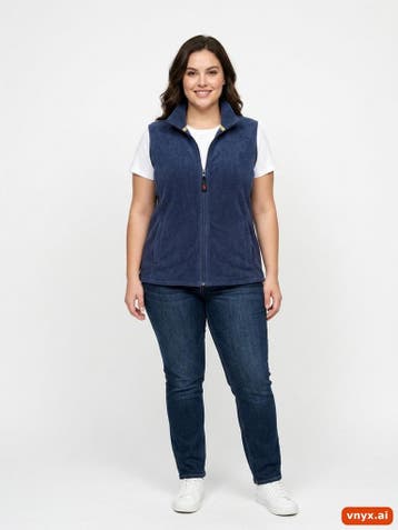 Woolrich Fleece bodywarmers Dames maat L Marineblauw Vintage, Kleding | Dames, Truien en Vesten, Ophalen of Verzenden, Nieuw