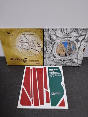 Litouwen. Year Set (BU) 2015/2026 (3 sets) (Zonder