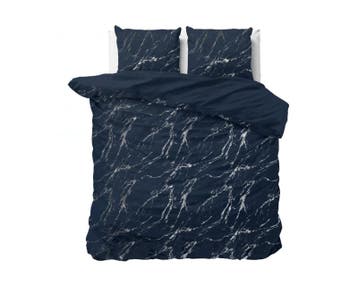 Sleeptime Glamour Marble Indigo - 240X200/220 + 2 x kussensl, Nieuw