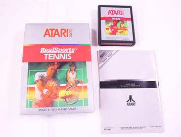 Atari 2600 - RealSports Tennis - Boxed CIB, Spelcomputers en Games, Games | Atari, Ophalen of Verzenden, Nieuw
