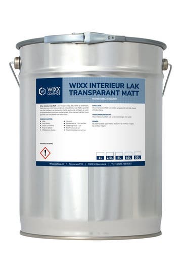 Wixx Interieur Lak Transparant Matt 5L, Overige kleuren, Verzenden, Nieuw, Lak