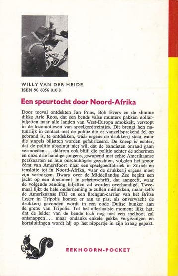 Een speurtocht door Noord-Afrika / Bob Evers-serie / 10, Boeken, Verzenden, Gelezen, W. van der Heide