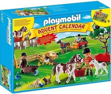 Playmobil Adventskalender Ponyboerderij - 4167 (Compleet in, Verzenden, Zo goed als nieuw
