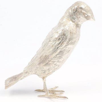 Parkiet - Beeldje - .925 zilver