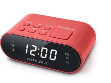Veiling - Muse M-10RED - Compacte wekkerradio - voorkeuzezen, Gebruikt