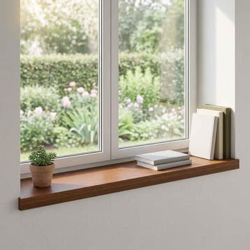 vidaXL Raamkozijnen 2 st Donkerbruin 100 x 25 x 2 cm Massief, Verzenden, Nieuw
