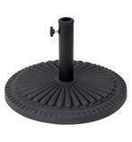 Nieuwe Parasolvoet Zwart – Decoratieve Parasolstandaard 15kg, Tuin en Terras, Verzenden, Nieuw, Parasolvoet