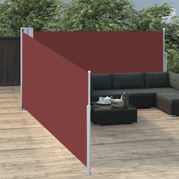 vidaXL Windscherm uittrekbaar 100x1000 cm bruin, Verzenden, Nieuw