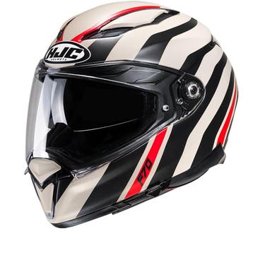 HJC F70 Galla Beige Rood Mc9Sf Integraalhelm, Motoren, Nieuw met kaartje, HJC, Integraalhelm, Heren