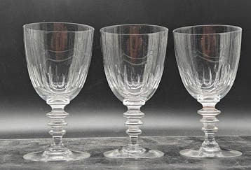 Baccarat - Wijnglas (3) - Clermont - Kristal - Drie grote