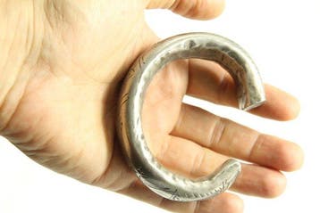 Antieke etnische / Berber handgegraveerde cuff-armband -