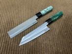 Keukenmes - Bunka & Nakiri - Met de hand afgewerkte Japanse, Antiek en Kunst
