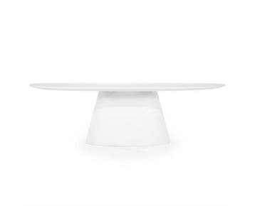 Eettafel Elin ovaal 250x110cm - wit | Eleonora, Ophalen of Verzenden, Nieuw