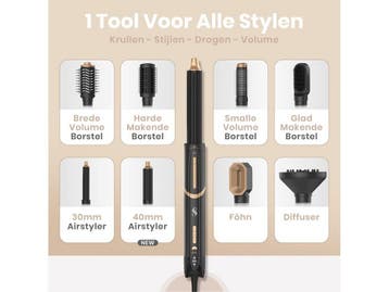 Stylila® 8-in-1 Airstyler - Multistyler - 110.000 RPM motor, Verzenden, Nieuw